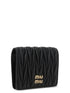 Miu Miu Small matelassé nappa leather wallet